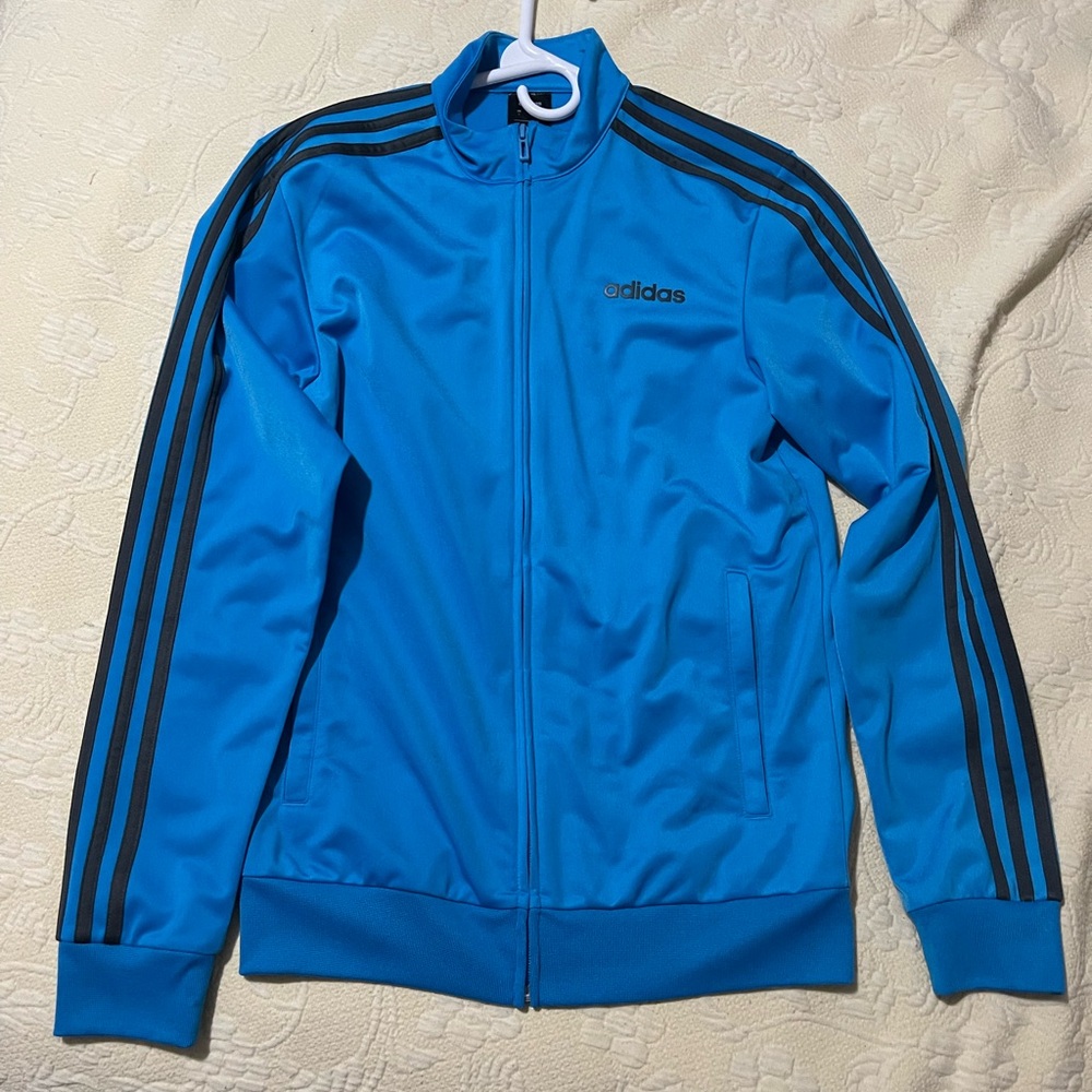 Adidas Men's Vibrant Blue Track Jacket